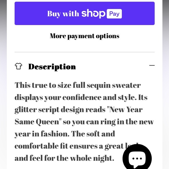 NWOT Queen of Sparkles NewYear Same Queen S - Picture 16 of 16